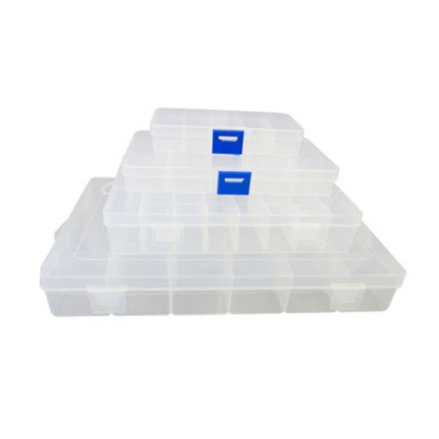جعبه پلاستیکی درب‌دار جهت نگه‌داری قطعات الکترونیکی در مدل‌های مختلف
