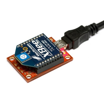 رابط USB براي ماژولهاي زيگبي XBee Explorer محصول Sparkfun آمریکا
