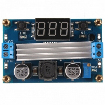 ماژول رگولاتور افزاینده 100 وات LTC1871 خروجی 3.5V-35V/6A با نمایشگر ولتاژ