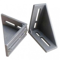 نبشی یک طرف دیواره دار لچکی دار دوبل سری 20 با پرداخت سطح ابعاد 17.5*38*38