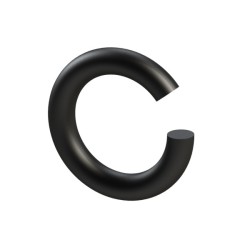 خار رینگی آهنی DIN 7993 نوع A