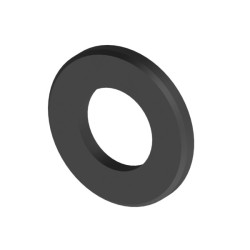 واشر تخت آهنی (مشکی) DIN 125
