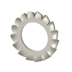 واشر خورشیدی خارجی (ستاره ای) استیل