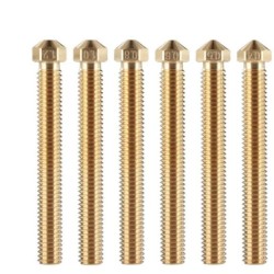 نازل هات اند برنجی پرینتر سه بعدی Brass Volcano Super Nozzle مناسب برای فیلامنت 1.75