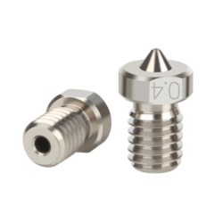 نازل هات اند تیتانیوم پرینتر سه بعدی titanium alloy nozzle برای قطر فیلامنت 1.75