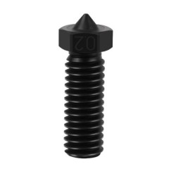 نازل هات اند استیل سخت کاری شده پرینتر سه بعدی E3D crater hard steel nozzle large مناسب برای فیلامنت 1.75