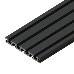 پروفیل آلومینیومی شیاردار 180*22.5 آنودایز مشکی