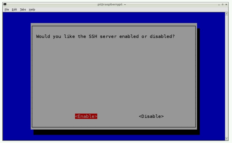 فعال سازی قابلیت ssh