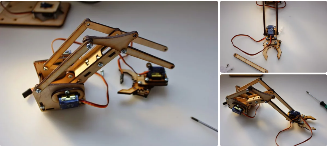 ساخت بازو رباتیک با استفاده از خدمات لیزرکات