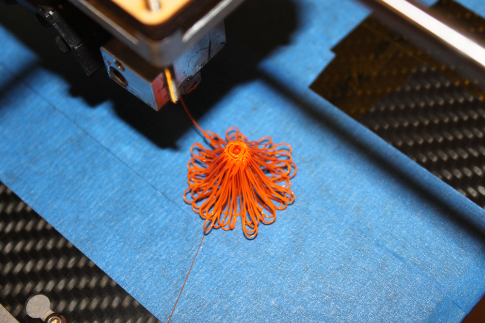 ساخت گل با پرینتر سه بعدی